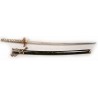 Samurajský Meč - Katana č.9 - Černá Lesklá Žíhaná
